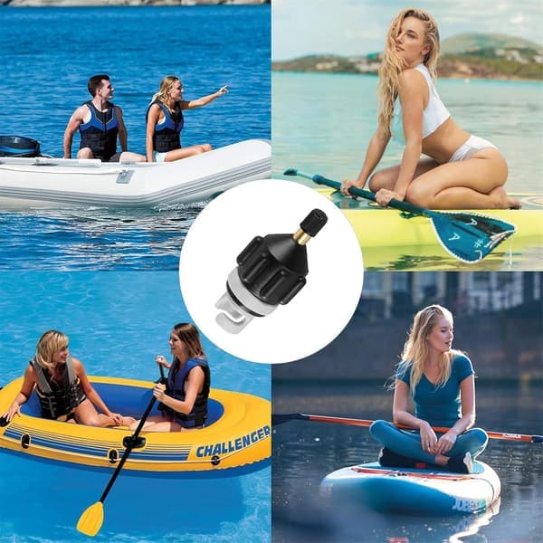 Ventiladapter til kompressor SUP-ventil SUP-pumpetilbehør til oppustelig robåd Stand Up Paddle Board