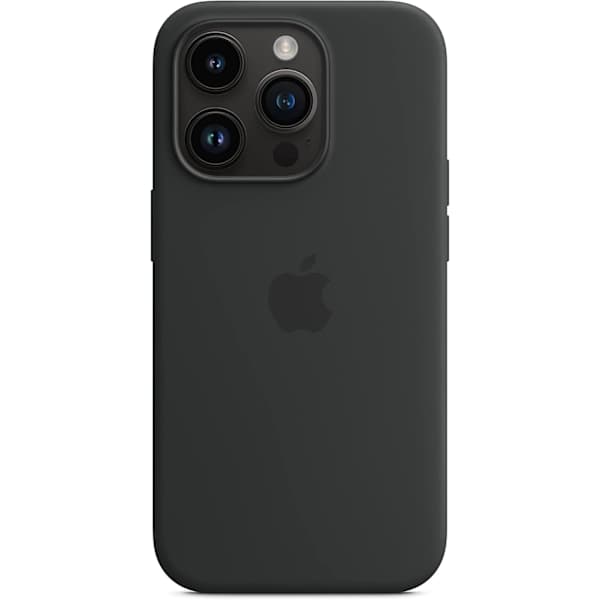 Apple - Midnattsilkonfodral med MagSafe för iPhone 14 Pro