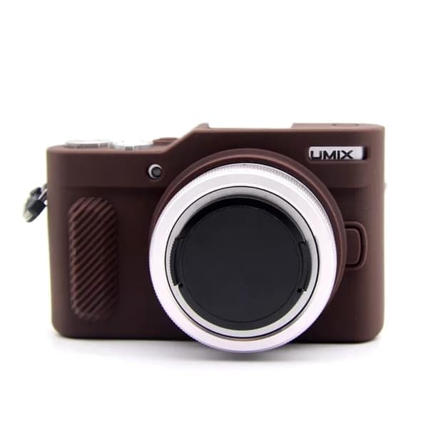 Panasonic Lumix DC-GF10 / GF9 Silikonskydd - Kaffebrun