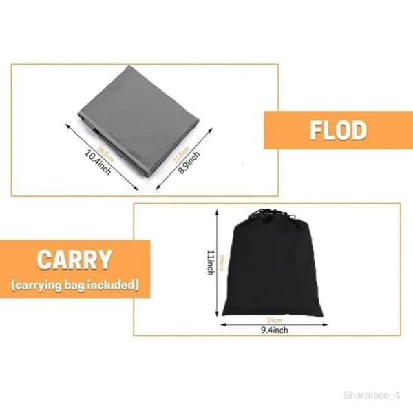 Flyfodstøtte - Børn - 79cm x 44cm - Polyester - Ergonomisk Design - Bærbar