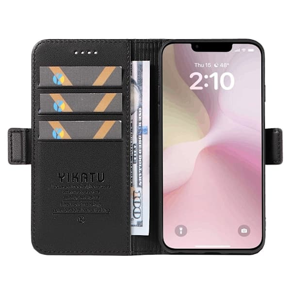 YIKATU Til iPhone 16e Mobilcover - Sort Sort
