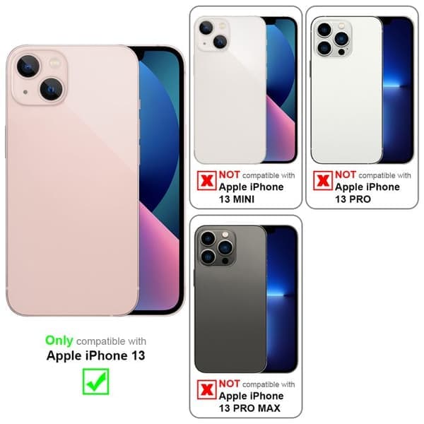 Etui til iPhone 13 Stødabsorberende i FLYDENDE RØD Rød