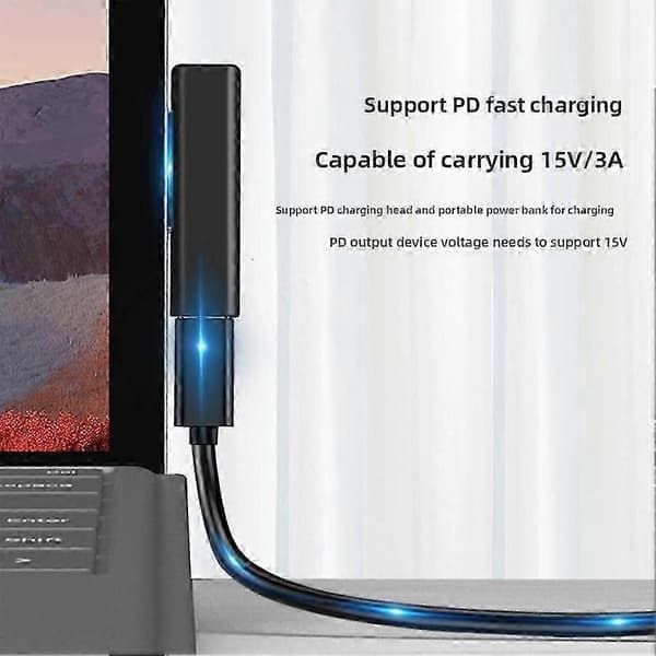 Surface Connect til USB-C ladekabel