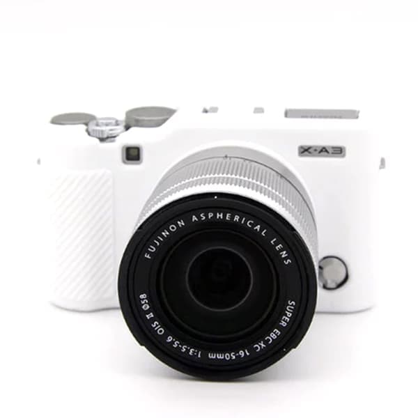 Fujifilm X-A20 / XA3 / XA10 silikonskydd - Vit Vit