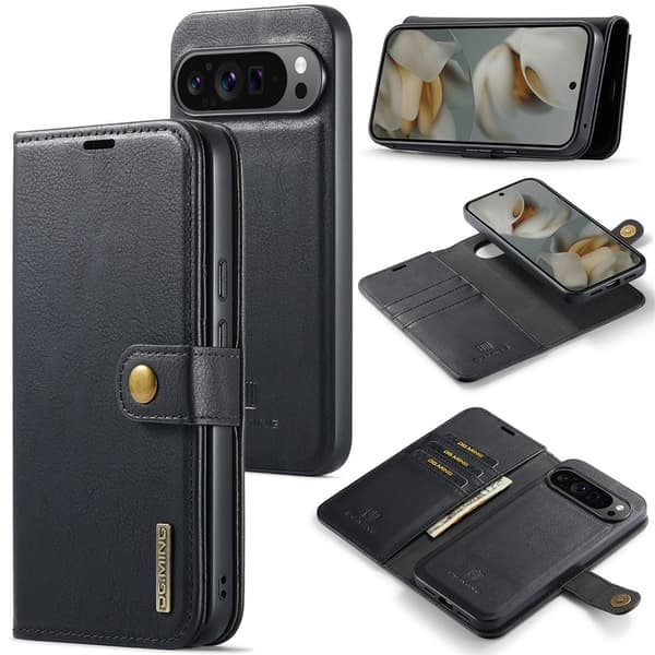 DG.MING 2-i-1 Magnet Pung Google Pixel 10 Pro XL Sort