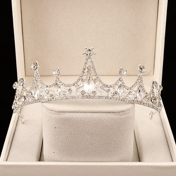 2-delt krone Tiara Prinsesse Jenter Krone Barnas Fest H