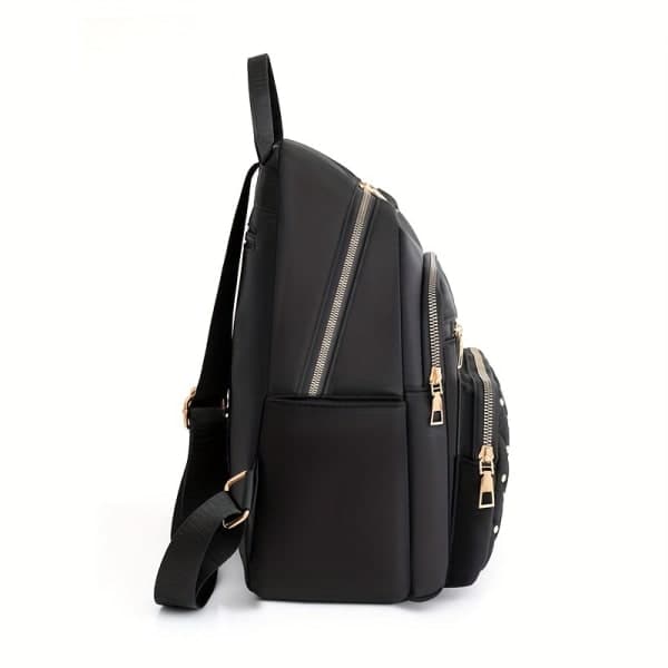 Printet Rejserygsæk Black