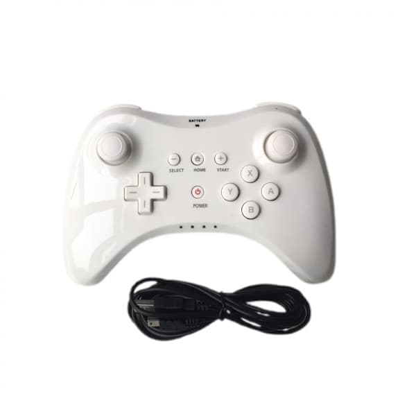 Pro Controller för Wii U, PowerLead Trådlös Kontroll Vit White