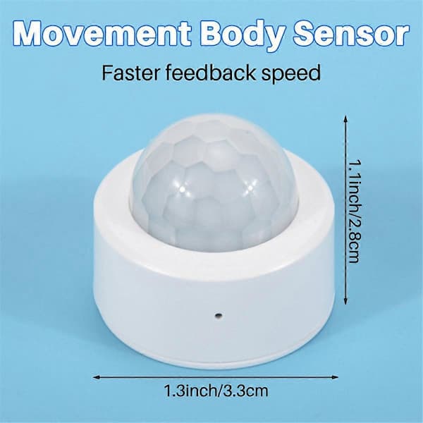 Tuya Zigbee PIR Rörelsesensor Människokropp Rörelsesensor Smart Life Kontroll Fungerar med Alexa Home