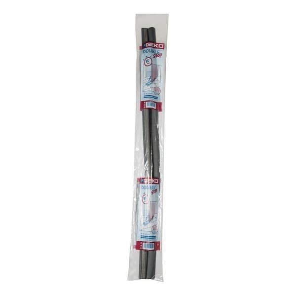Dørkarm - GEKO - Dobbelt skumstrimmel - 95 cm - Sort - Plast - Harpiks Sort