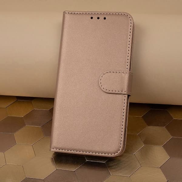 iPhone 16 Pro Max - Bogetui Mobilpung Guld