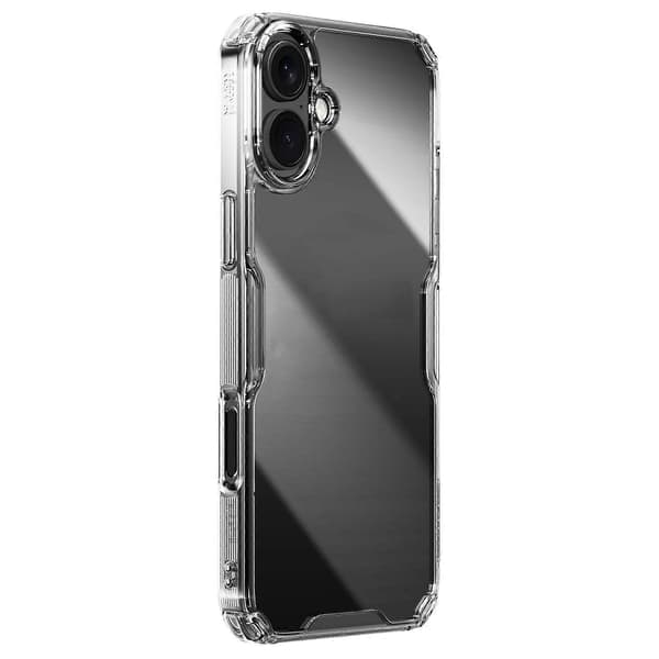 Pro Series iPhone 16 Plus -kotelo TPU+PC Ultra Clear -puhelinkotelo - Läpinäkyvä