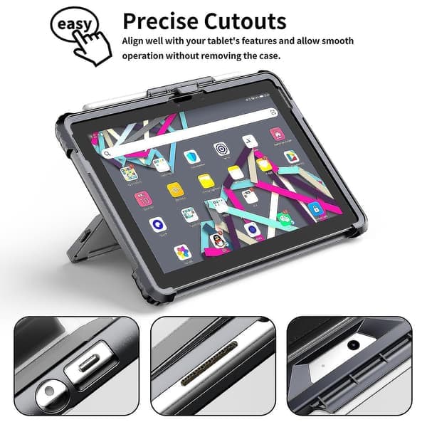 Stødsikkert håndholdt design tablet-etui kompatibelt med Microsoft Surface Go 1/2/3