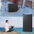 Pop-up-kortmappe i aluminium med RFID-beskyttelse Blå Blue Bl\u00e5