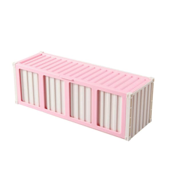 Förvaringslåda för samlarkort Samlarkortsfack Multifunktionell Mode Bärbar Pink