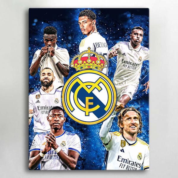 Canvas / Målning - Real Madrid - 40x30 cm - Canvas