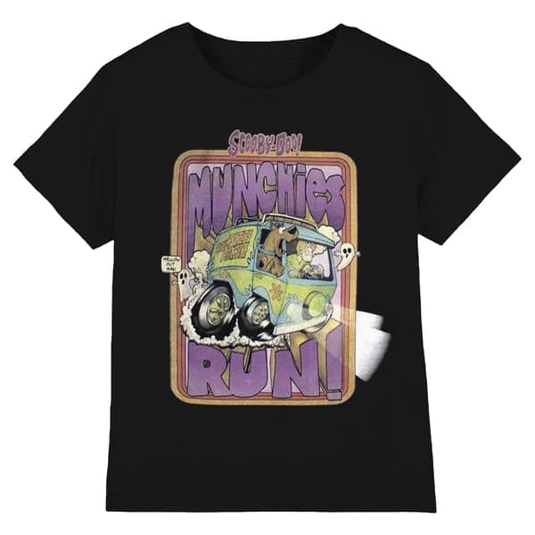 Scooby Doo Unisex Munchies Run T-shirt M Sort Sort M M