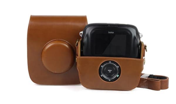 Perfekt kamerataske til Instax Square + rem brun brown