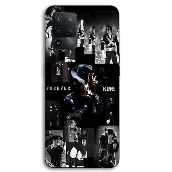 Cover til Oppo A94 Michael Jackson Forever King Maniacase Sort