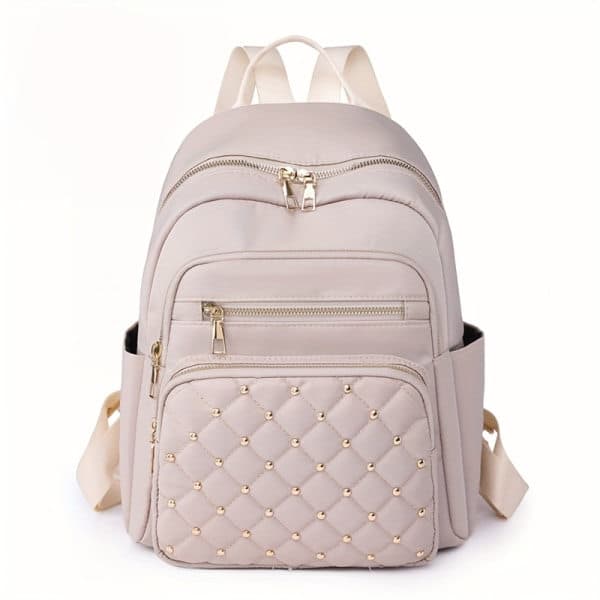 Trykt reisesekk Beige
