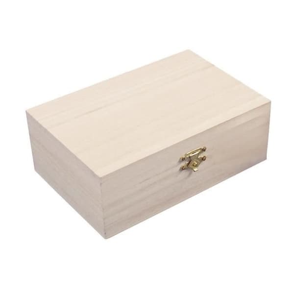 Trækasse - RAYHER - Rektangulær - 15 x 10 x 5,5 cm - Farve beige