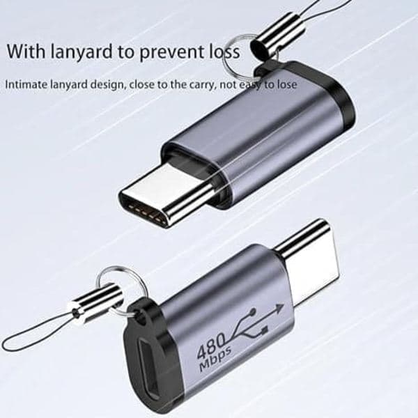5-osainen USB-sovitinsarja – Type-C & Micro - Lightning, Mini & Type-C – Yhteensopiva Android/iOS-laitteiden kanssa