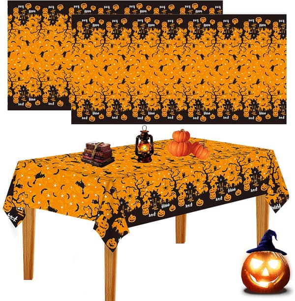(1) 2-pack Halloween duk Halloween skräckduk vatten