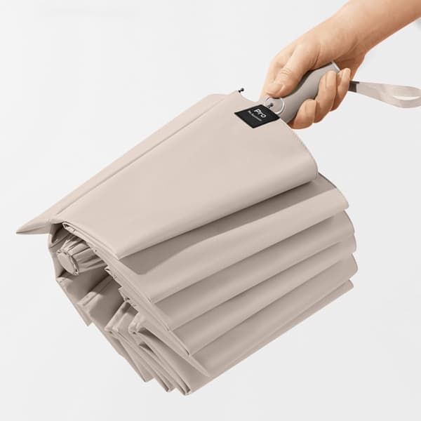 Rejsekuffert - Vindtæt, stærk og kompakt paraply til vind og regn Beige Regular Beige Regular