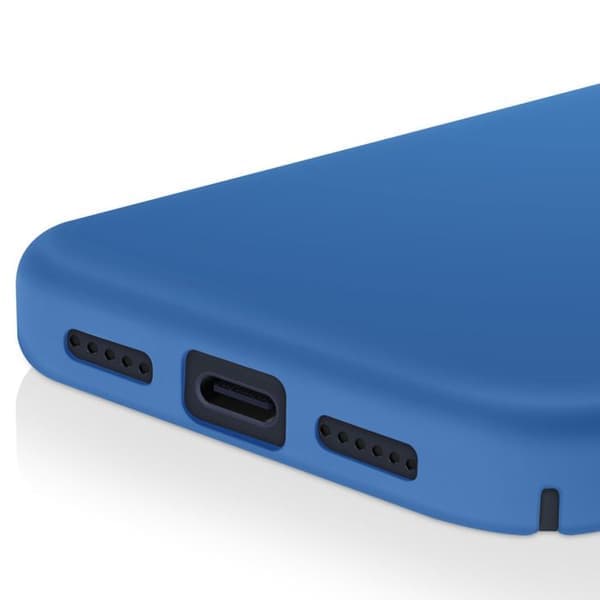 Etui til iPhone 17 Pro - AVIZAR - Fast Cover - Halvhård silikone - Soft-Touch - Blå Blå