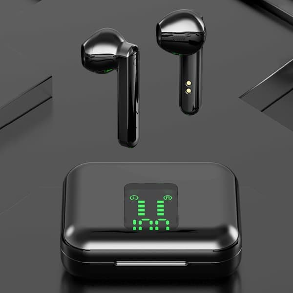 Trådløse vanntette in-ear hodetelefoner med smart berøring