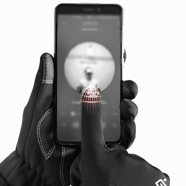Vinterträdgårdshandskar, Snowboardhandskar med pekskärm