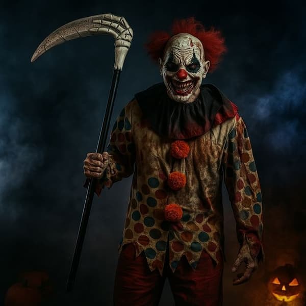 Stor falsk skelet 120 cm – Justerbart Halloween-tilbehør Sort Hvid