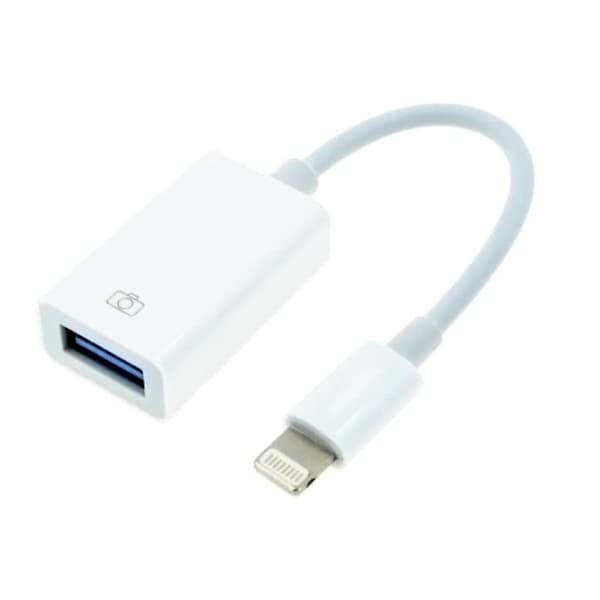 iPhone-adapter til USB - USB 2.0 hunn til Lightning - OTG