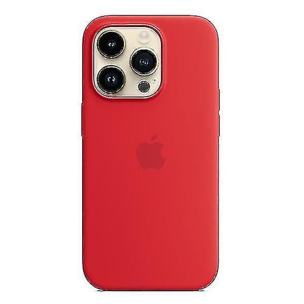 Silikonskal till iPhone 14 Pro Röd Red