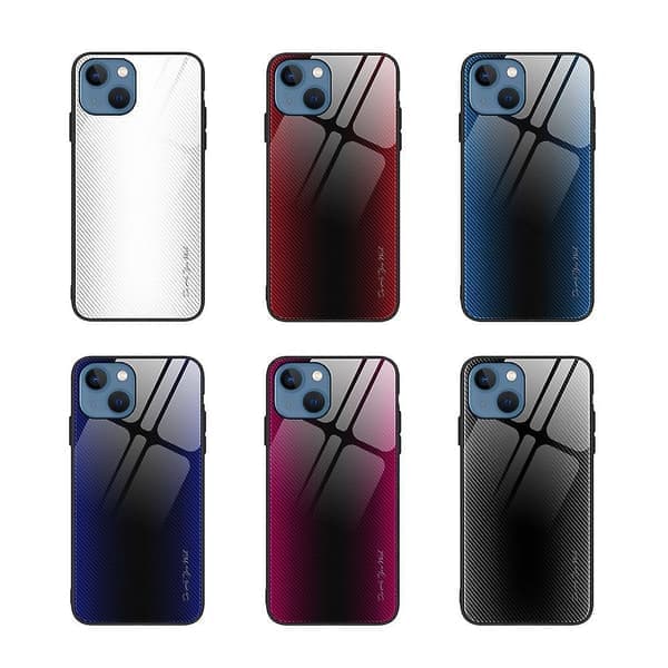 Gradient Glas Telefoncover til iPhone 15