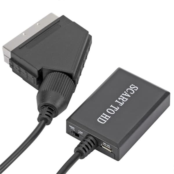 HDMI til SCART-kabel HDMI til SCART-adapter HDMI til SCART-konverter Videoadapter