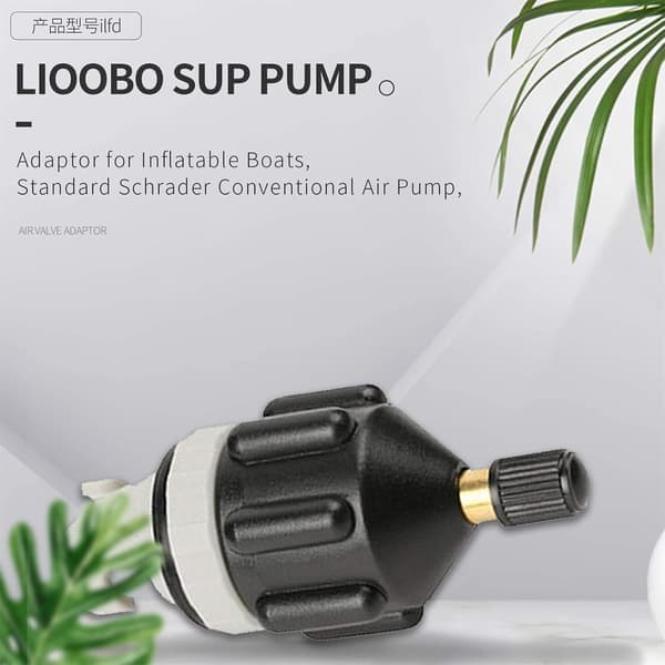 Ventiladapter för kompressor SUP-ventil SUP-pumptillbehör för uppblåsbar roddbåt Stand Up Paddle Board