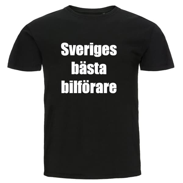 T-skjorte - Sveriges beste sjåfør S S