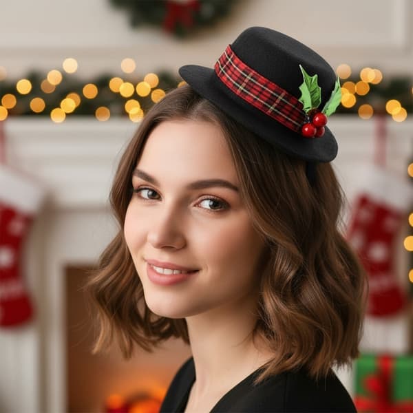 Julefrokost Hårbånd Stofhat Rekvisitter Til Kvinder Mænd Børn Begivenhed Stil 2 Style 2