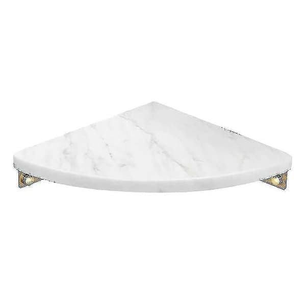 1 st Marmor Aluminium Triangulär Hylla - Hörn Hylla för Badrum, Väggmonterad, Duschrum