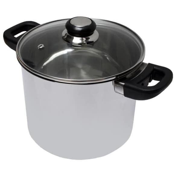 BAUMALU Catering rustfrit stål med bakelit safirglaslåg - 26 cm