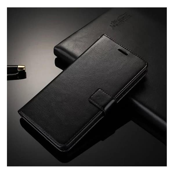 Zenfone 7 Pung Etui PU Læder 4-RUM Evry - Sort Sort