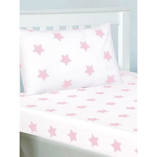 Bedding & Beyond Barn/Barn Stars Laken Junior Rosa/Rosa/Hvit Junior
