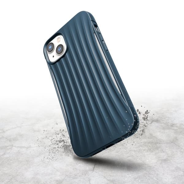 Raptic X-Doria Clutch-deksel iPhone 14 bakdeksel blå