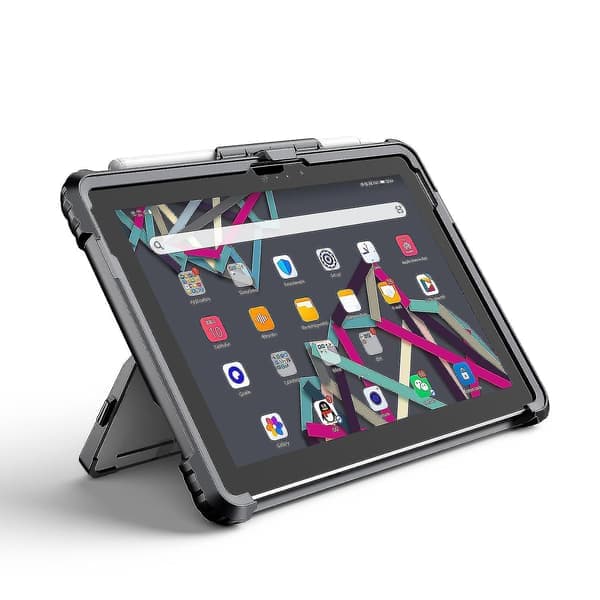 Stötsäkert handhållet surfplattefodral kompatibelt med Microsoft Surface Go 1/2/3