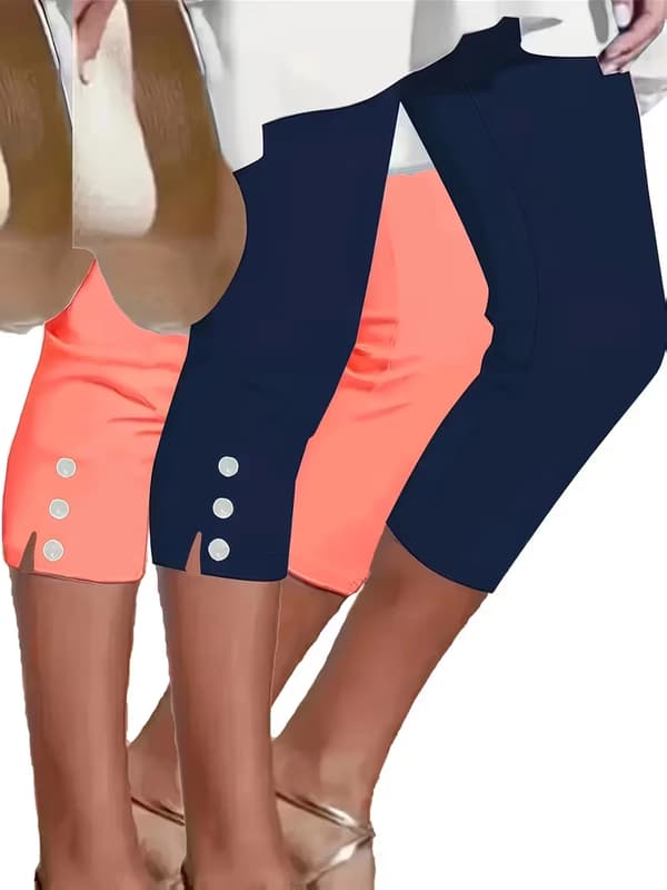 2 stk. røde og blå leggingssett Red+Blue S