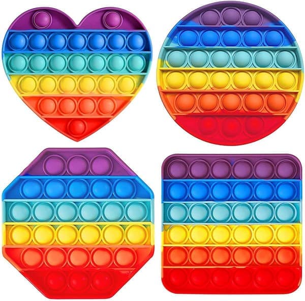 Pop It Fidget Leker Regnbue