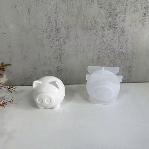 Stearinlys, Epoxy, Lermuld Søde Dyr Fondantforme, 3D-formede Silikoneforme