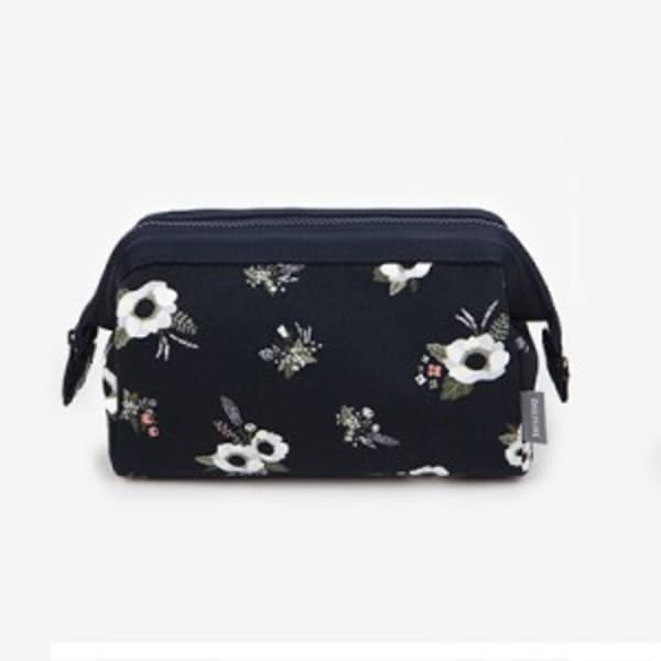 Kosmetikväskor, Vattentät Polyester Bomull Sminkväska Bärbar Rese Necessär Blomma Blomma Flower