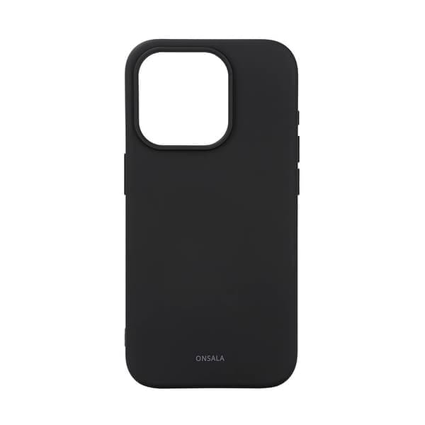 Back Sil Touch Recycled MagSerie iPhone 15 Pro Musta